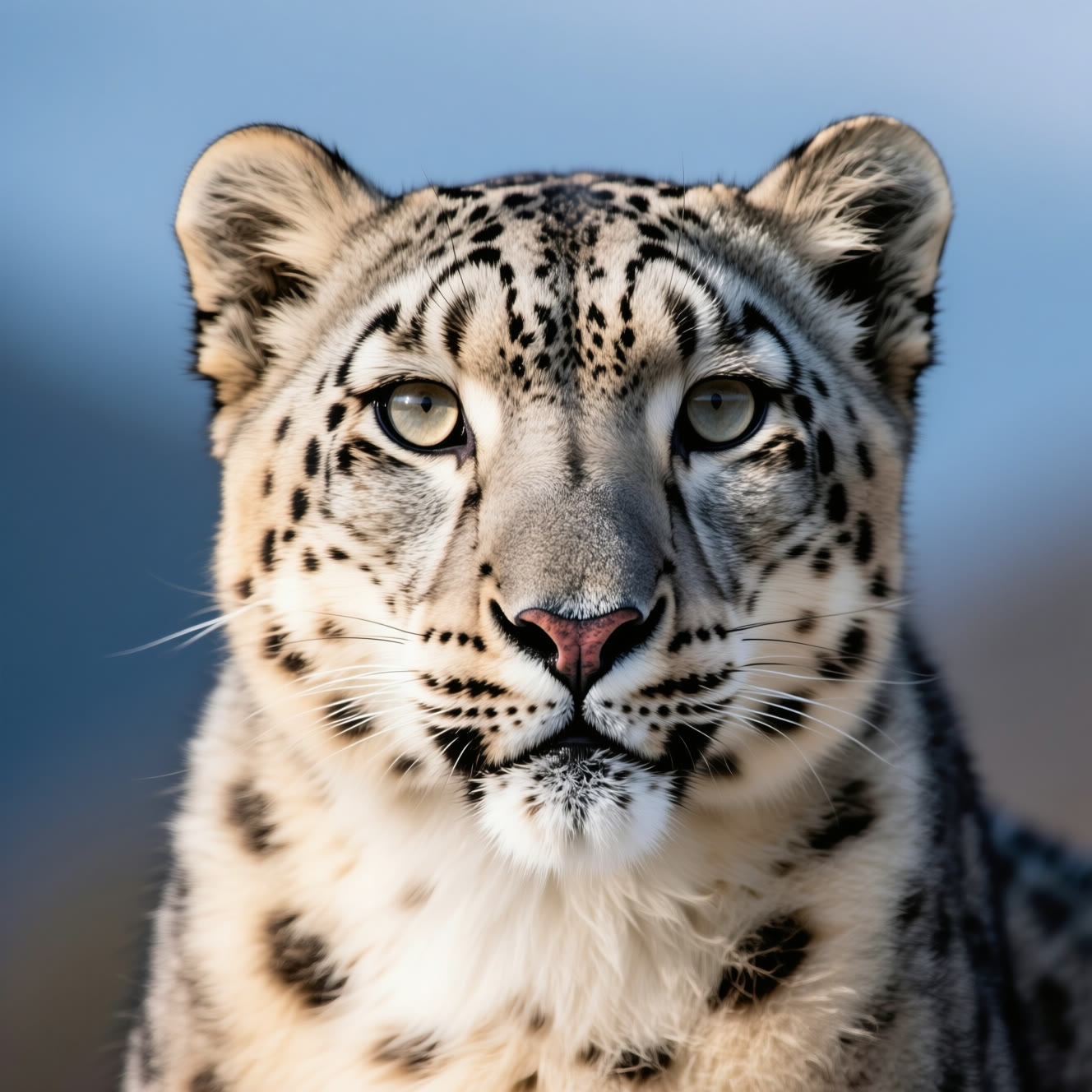 高山雪豹长焦特写野生动物纪实摄影 生成时间20260411